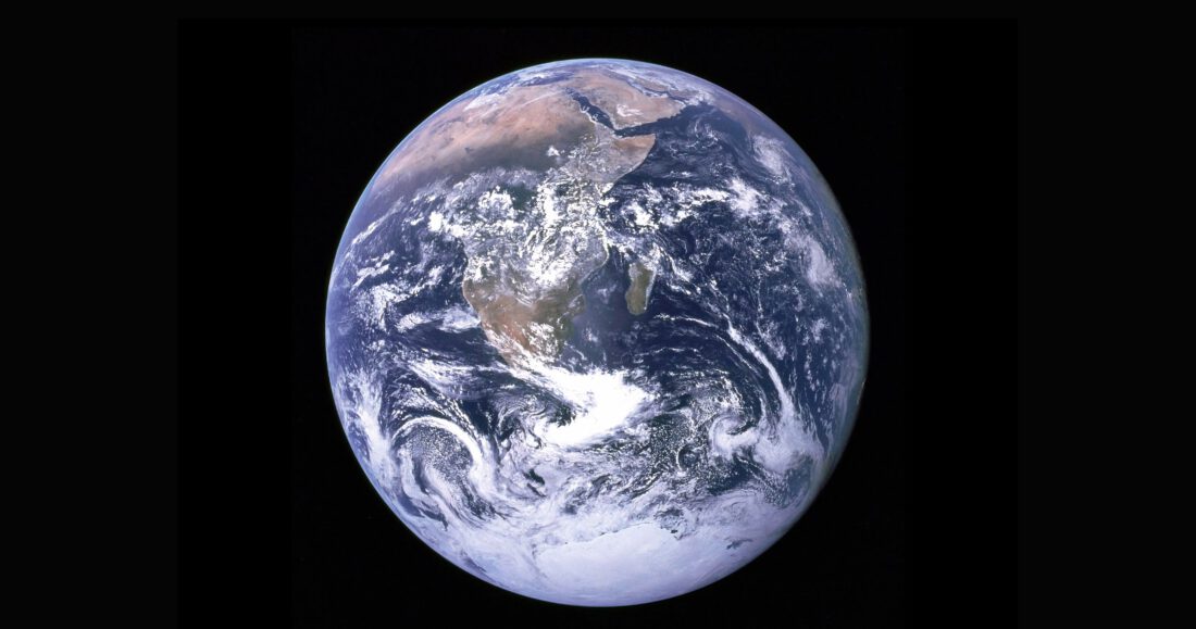 Die Erde, NASA Foto aus dem Weltraum